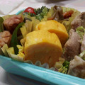 ekokan's cooksnap of when they made ふんわり！だし巻き風ハート玉子焼　お弁当.