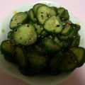 こすけ81's cooksnap of when they made きゅうりだけの酢の物☆ごま風味.