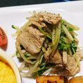 ooゆなoo's cooksnap of when they made 豚こまの豆苗もやしのポン酢炒め.