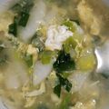 なゆたほママ☆'s cooksnap of when they made ☆山芋とニラのかき卵スープ☆.