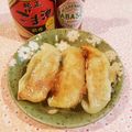 Richland☆Y's cooksnap of when they made 冷凍餃子にごま油とタバスコがけ.