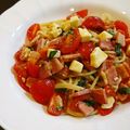 cooking苺ママ's cooksnap of when they made 簡単！定番！トマトの冷製パスタ.