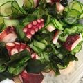 こちcook's cooksnap of when they made たこ きゅうり わかめの 酢の物.