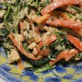 こむぎぱくぱく's cooksnap of when they made ほうれん草と人参の茹でサラダ.