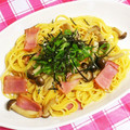 ☆ペペコ☆'s cooksnap of when they made きのことベーコンの和風パスタ。.