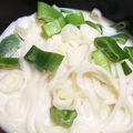 れれれんこん。's cooksnap of when they made 胡麻豆乳うどん.