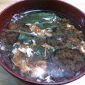 単！！'s cooksnap of when they made 5分で完成♪水菜とたまごで簡単お味噌汁.