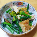なぴりんご's cooksnap of when they made 菜の花と厚揚げの煮びたし.