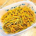 cyncyn's cooksnap of when they made たっぷりW生姜で★ぽかぽか味噌きんぴら.