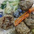 naki1227's cooksnap of when they made ＊白菜と鶏つくねのクリーム煮＊.