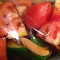 S＠ワシントンDC's cooksnap of when they made スタミナきゅうり&トマト.