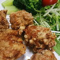 くまちーこ's cooksnap of when they made 豚こまでサクッと美味しい節約簡単からあげ.