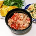 Ruri03's cooksnap of when they made トマトの炊き込みご飯.