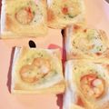 きよみママ☆'s cooksnap of when they made 海老のひと口グラタンパイ.