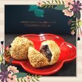 ♡Laru♡'s cooksnap of when they made 簡単！手作りおやつ♪くるみ入りごま団子.