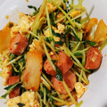 あいʕ•ﻌ•ʔ's cooksnap of when they made 豆苗とキムチのオイスターソース炒め.