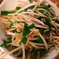 ショコラッチ's cooksnap of when they made ニラもやしのガリ醤油炒め.
