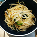 Mayuliy's cooksnap of when they made 白だしで♪ほうれん草とモヤシのナムル.