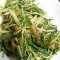 myco145's cooksnap of when they made 牡蠣と水菜のニンニク炒め.