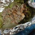 kimig's cooksnap of when they made 豚肉とレタスのホイル蒸し….