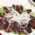 ゆーちゃん＃26's cooksnap of when they made かつお＆新玉ねぎ☆わさびドレッシングがけ.