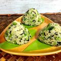 ３匹の大ぶたママ's cooksnap of when they made 大根菜飯おにぎり.