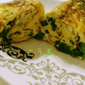 zhiye☆'s cooksnap of when they made おつまみやお弁当に♡ニラのだし巻き卵.