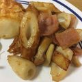 suay's cooksnap of when they made エリンギとベーコンと竹輪のバター醤油炒め.