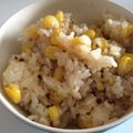soratea's cooksnap of when they made トウモロコシとドライトマトの炊き込みご飯.