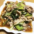 クックMi〜No's cooksnap of when they made 豚肉とチンゲン菜のオイスターソース炒め.