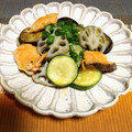e___ri's cooksnap of when they made ナスと鮭の南蛮漬け.