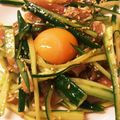 クックN6CZAR☆'s cooksnap of when they made 生ハムユッケ♡おつまみに最高！.