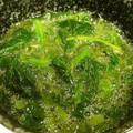 由芽15's cooksnap of when they made めかぶとほうれん草のさっぱり小鉢.