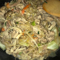 皐月☆蜜柑's cooksnap of when they made 簡単!!豚ロース肉ときのこ野菜炒め♬.