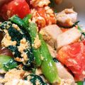 きららんらん☆'s cooksnap of when they made 簡単☆鶏胸肉とトマトの卵とじ炒め.