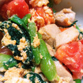 きららんらん☆'s cooksnap of when they made 簡単☆鶏胸肉とトマトの卵とじ炒め.