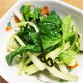 YuzuKizu's cooksnap of when they made セロリの塩昆布和え.