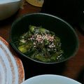 えみ_____'s cooksnap of when they made アカモクと胡瓜のポン酢和え.