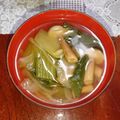 クックM19H59☆'s cooksnap of when they made ＊チンゲン菜と鶏だんごスープ＊.