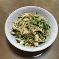ビキナーもんちゃん's cooksnap of when they made キュウリとささみのごま和え.
