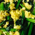 はろたろ's cooksnap of when they made 簡単♪【小松菜と玉子のオイソースがけ】.