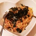 hacchi*'s cooksnap of when they made ランチに♫鶏肉と水菜の柚子胡椒パスタ.