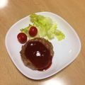 take♪aki♪'s cooksnap of when they made 【和牛１００％】こねないハンバーグ.