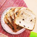 りょーこはポメ's cooksnap of when they made sirocaで焼くシナモンレーズン食パン.