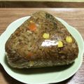 ☆あいちゃん's cooksnap of when they made 超三角形おにぎり＜ラップで簡単、衛生的＞.