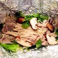 TOMetTOM's cooksnap of when they made 豚肉とレタスのホイル蒸し….