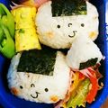パパチとママチ's cooksnap of when they made キャラ弁＊簡単♪俵おにぎりくんキャラ弁当.