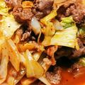 ぽてち92号's cooksnap of when they made 牛肉とキャベツの味噌炒め.