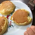 JHmommy's cooksnap of when they made 簡単おやつ☆バナナ人参ホットケーキ.