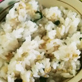 ゆこぺぺ's cooksnap of when they made 大葉と揚げ玉のおにぎり♡.
